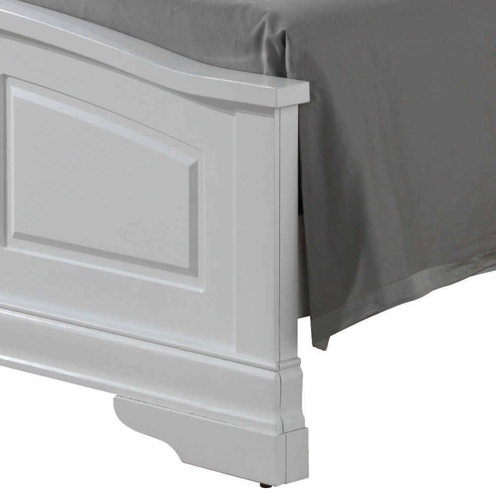 Elegantly Crafted Panel Sleigh Bed with Upholstered Panels - Multiple Colors