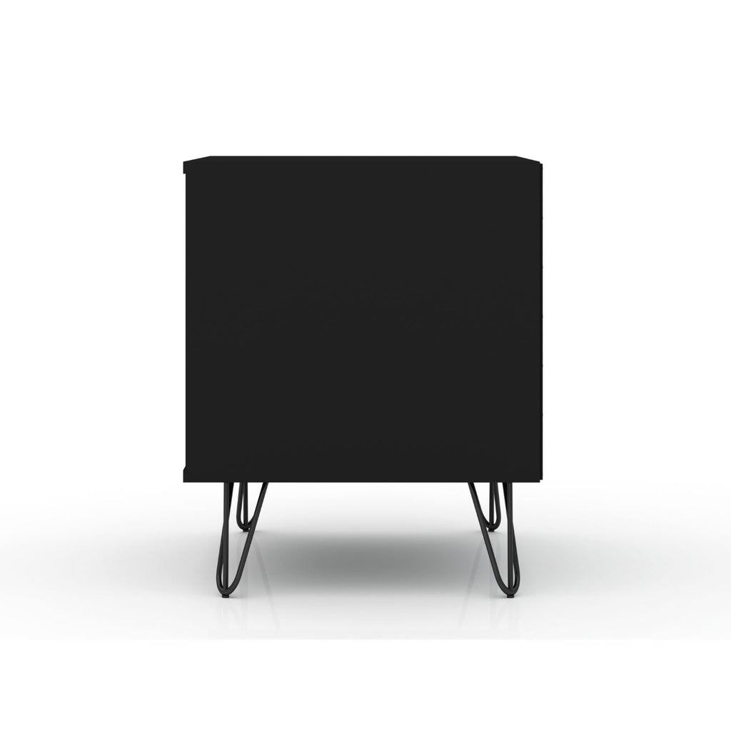 2 Drawer Nightstand with Durable Splayed Legs - Multiple Colors
