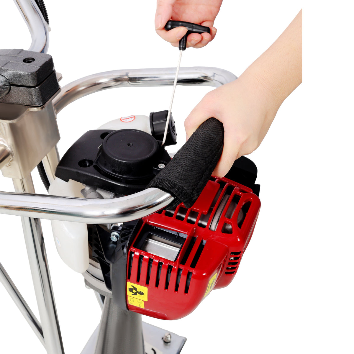 38cc 4 Stroke Gas Concrete Power Screed with 1.5 HP Output - Steel