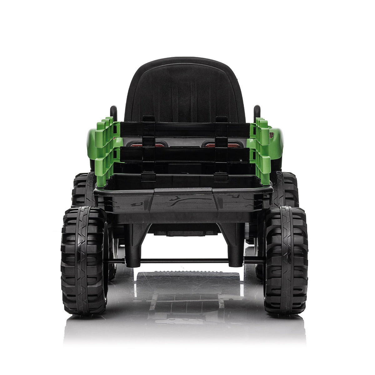 24V Ride On Tractor with Trailer and Bluetooth - Emerald or Blue
