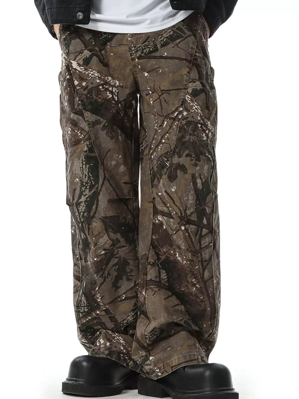 Men's Full Size Relaxed Fit Camo Pants Plus Size