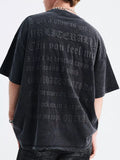 Men's Round Neck Half Sleeve Oversized T-Shirt