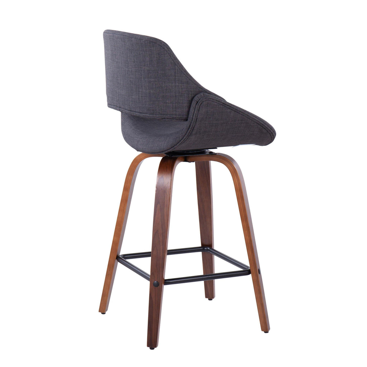 Fabrico - Mid-Century Modern Counter Stool (Set of 2)