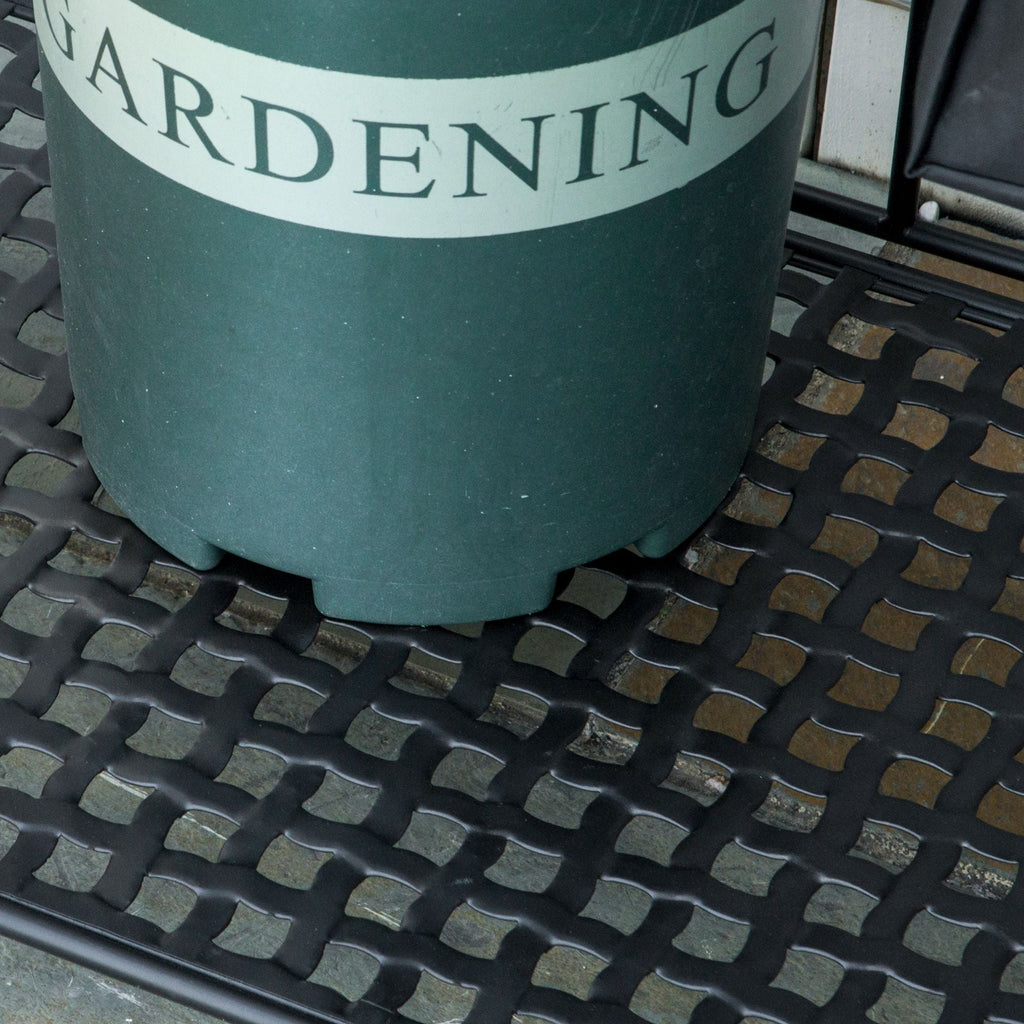 Folding Potting Bench Table with Storage - Metal
