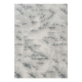 Geometric 3D Effect Area Rug with Ultra-Soft Polyester - Ivory / Gray