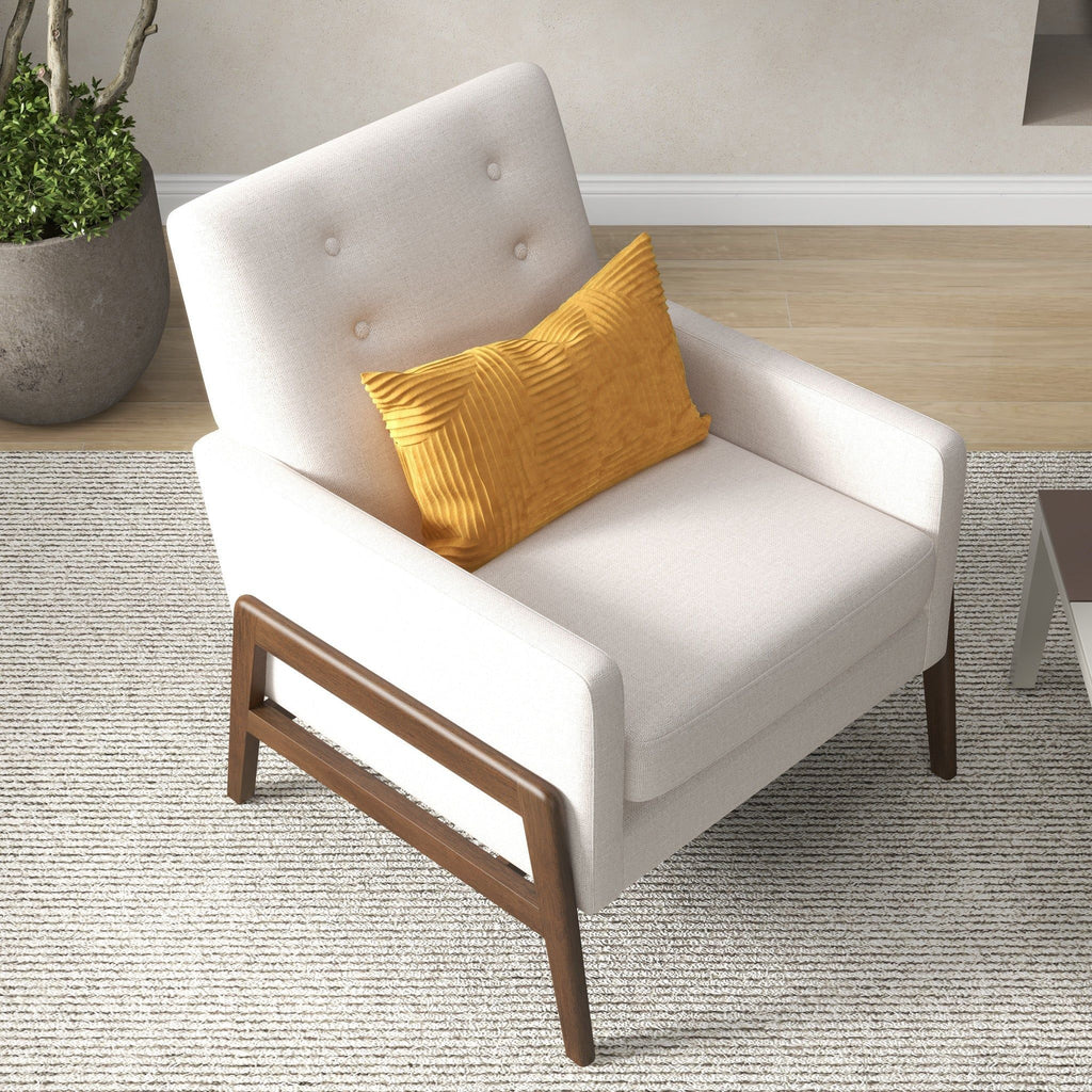 Cole Solid Wood Lounge Chair
