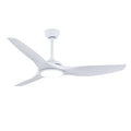52 Inch Ceiling Fan with LED Light Kit and Remote - Matte White