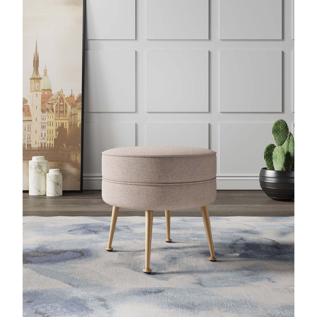 Bailey Upholstered Accent Ottoman