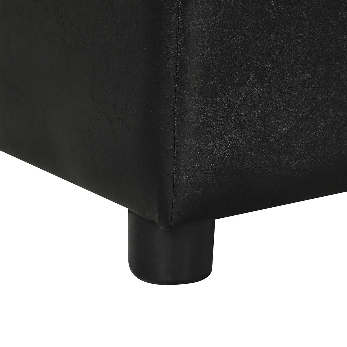Twin Size Folding Ottoman Sleeper Bed with Mattress - Light Brown, Black, Dark Gray, White