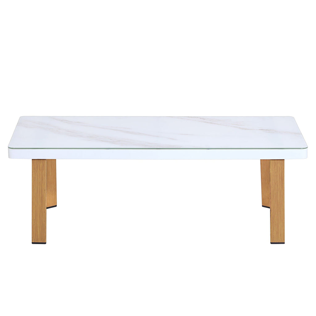 4 Piece Outdoor Conversation Set with Removable Cushions - White
