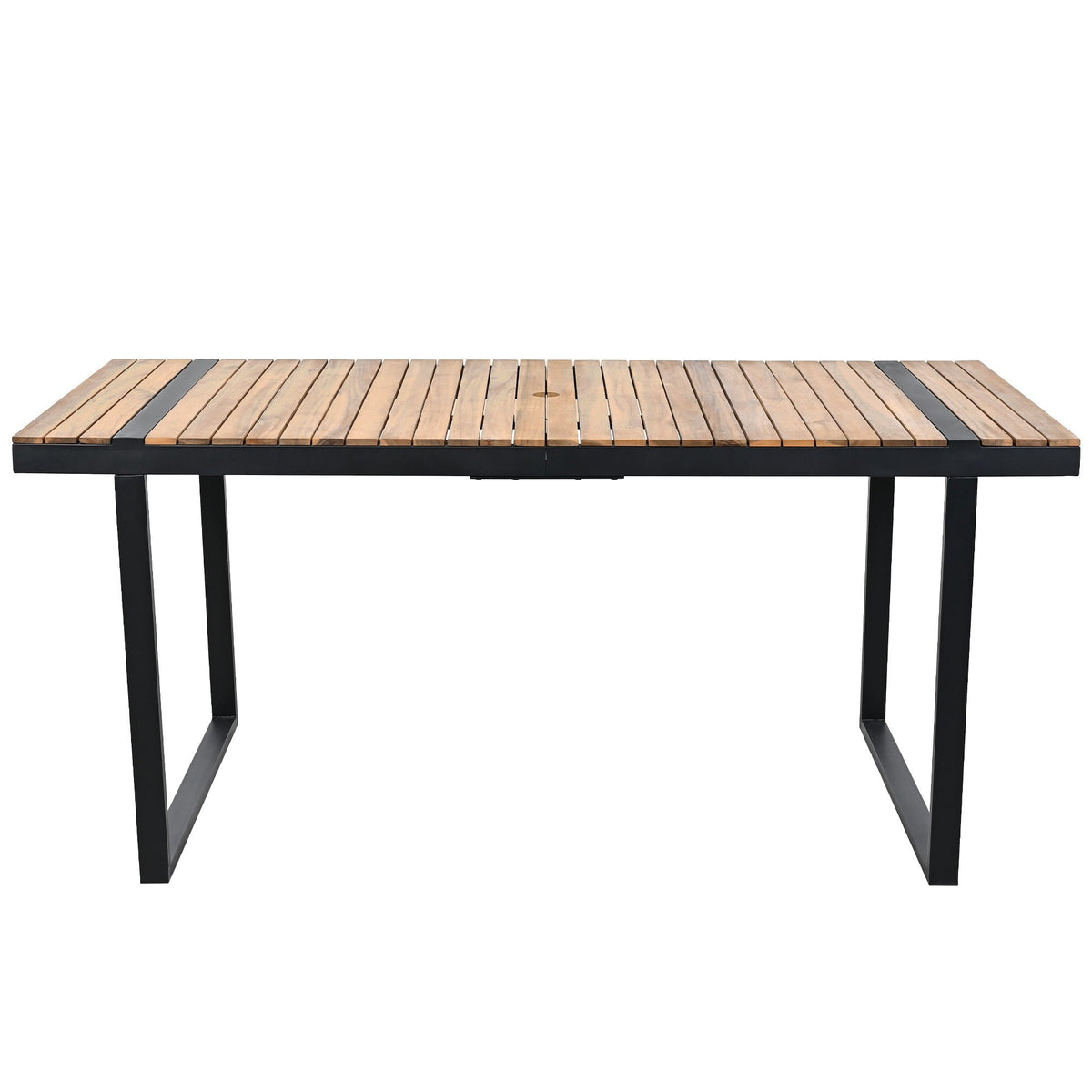 7 Piece Outdoor Dining Set with Removable Cushions - Gray or Beige