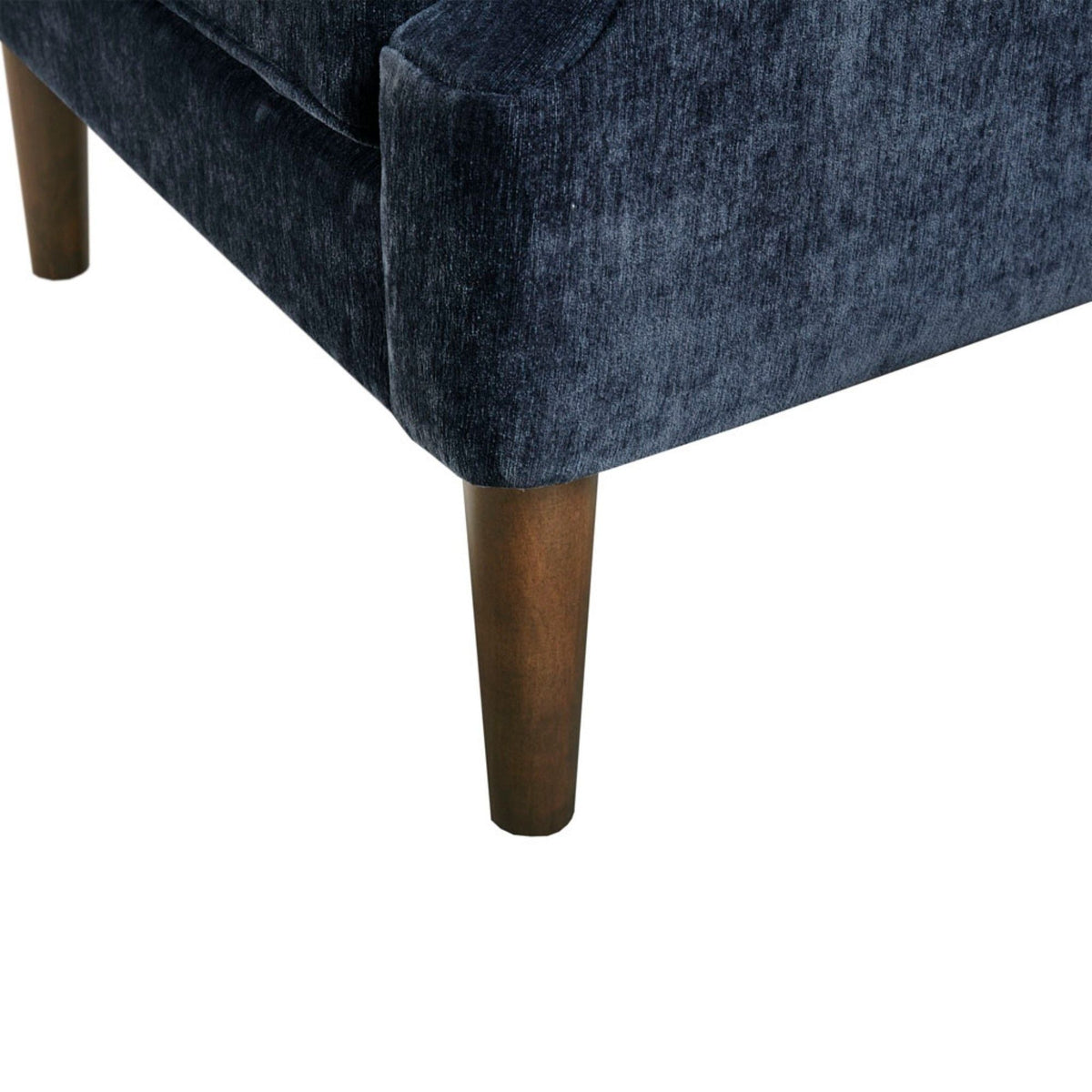 Button Tufted Accent Chair with Removable Cushion - Gray or Blue