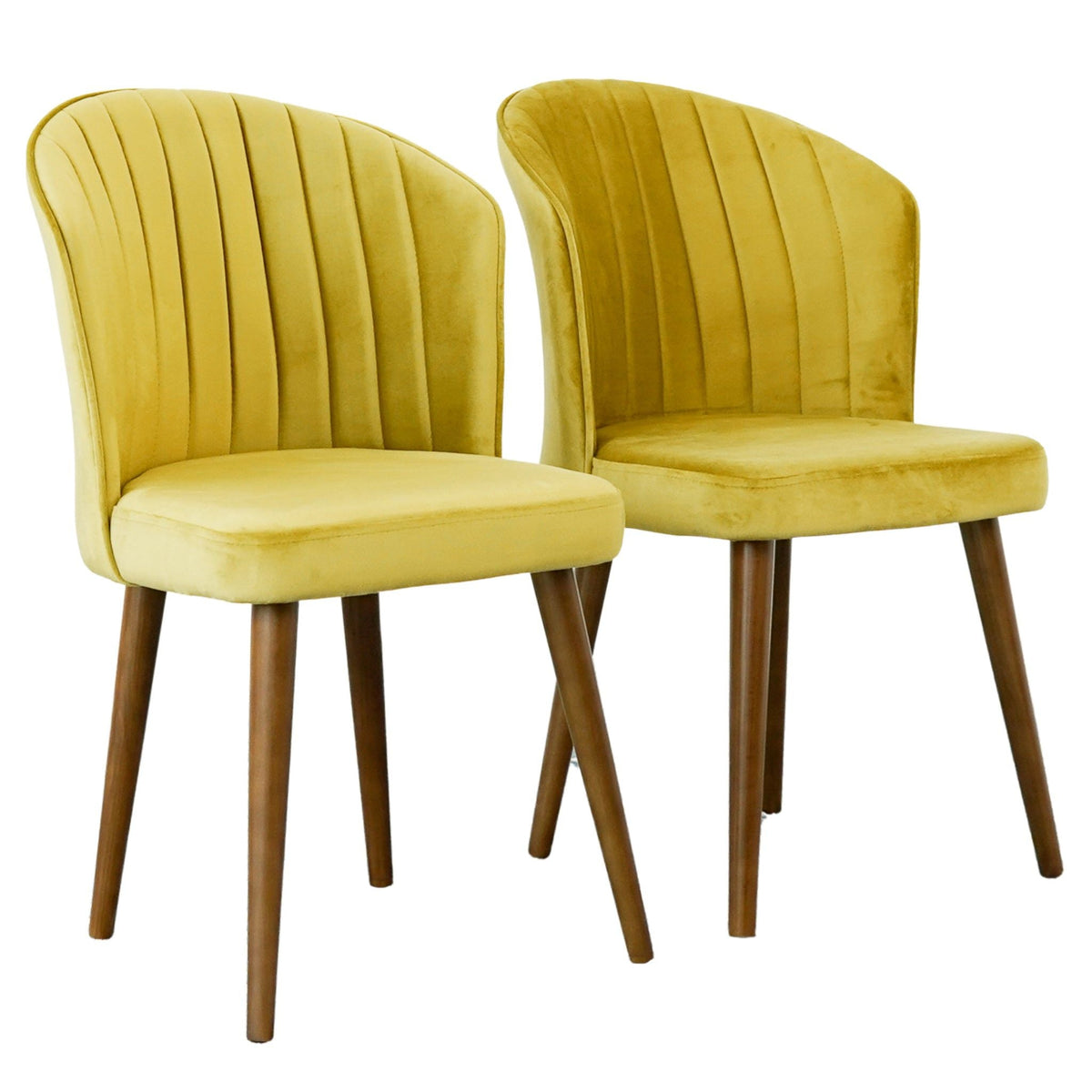 Comfortable Parsons Dining Chair Set with No Assembly Required - Beige, Blue, Yellow