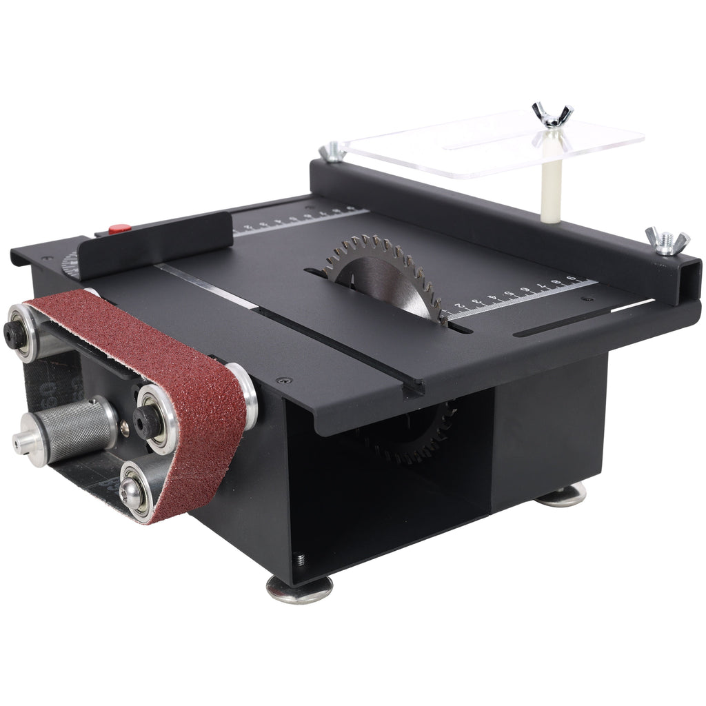 Mini Table Saw & Belt Sander with Adjustable Angles - Metal