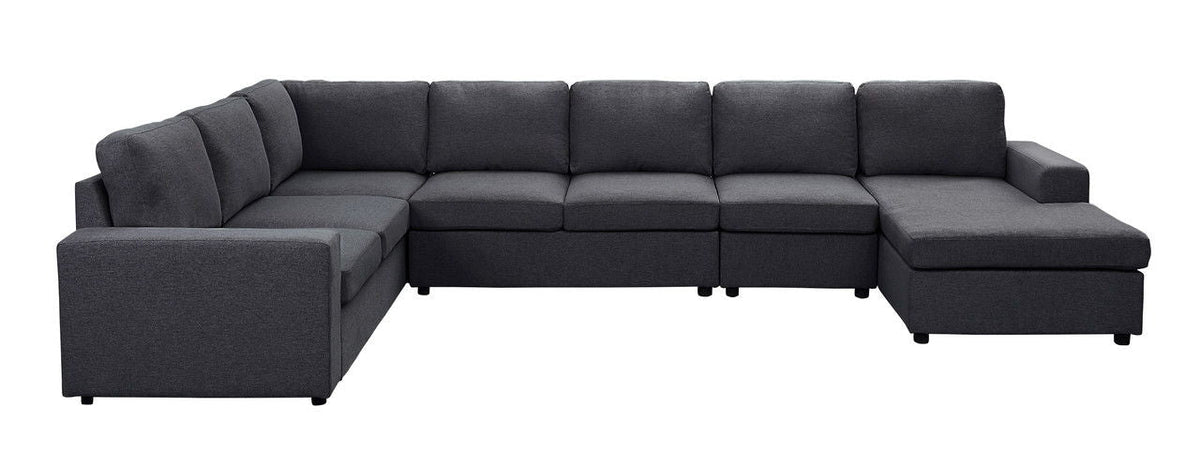 Hayden - 7 Seat Reversible Modular Sectional Sofa Chaise