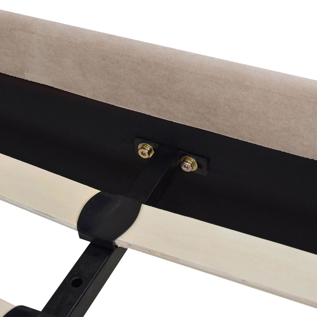 Vertical Tufted Modern Headboard Platform Bed Set with Upholstered Finish - Multiple Colors