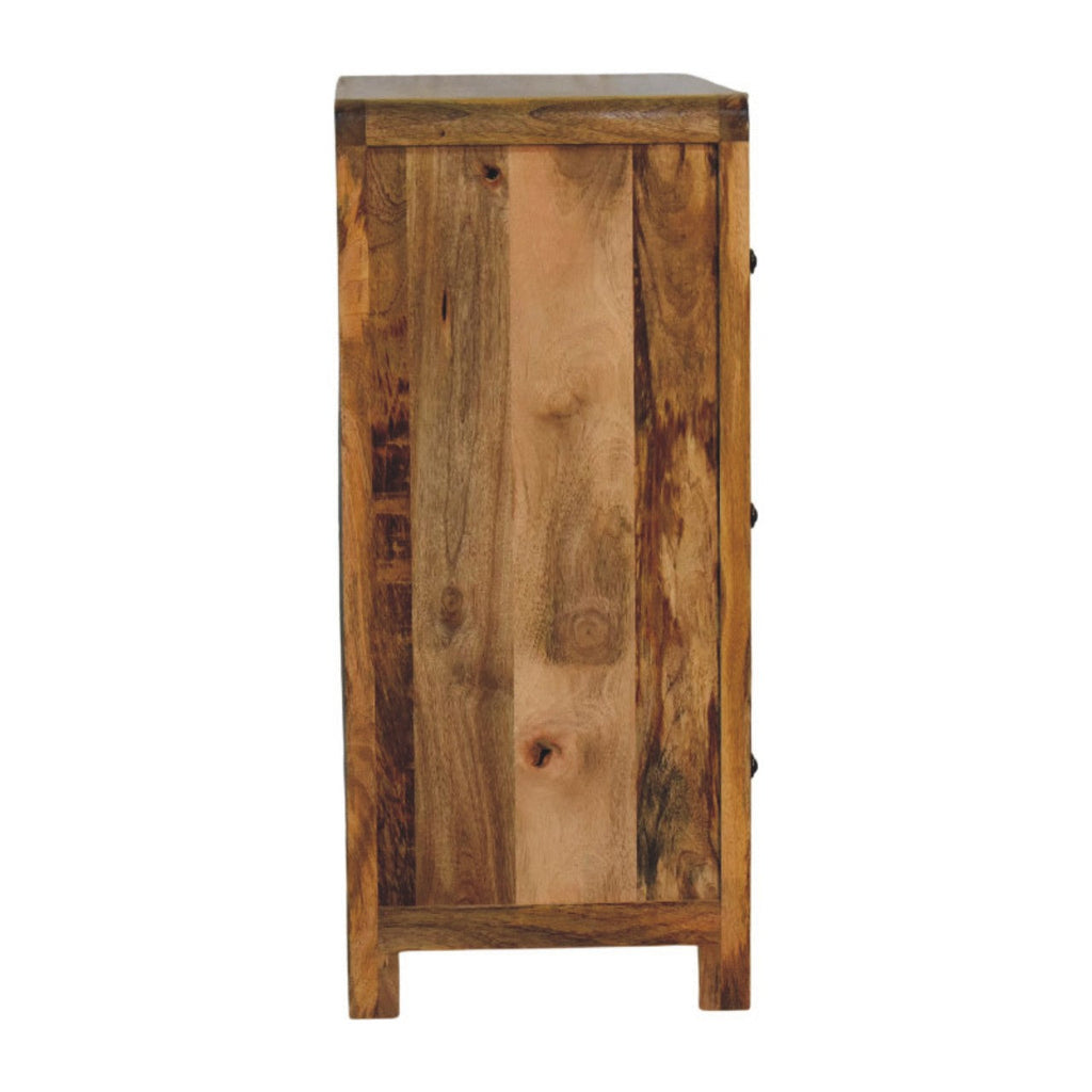 Solid Wood Three Drawer Chest with Smooth Finish - Oakish
