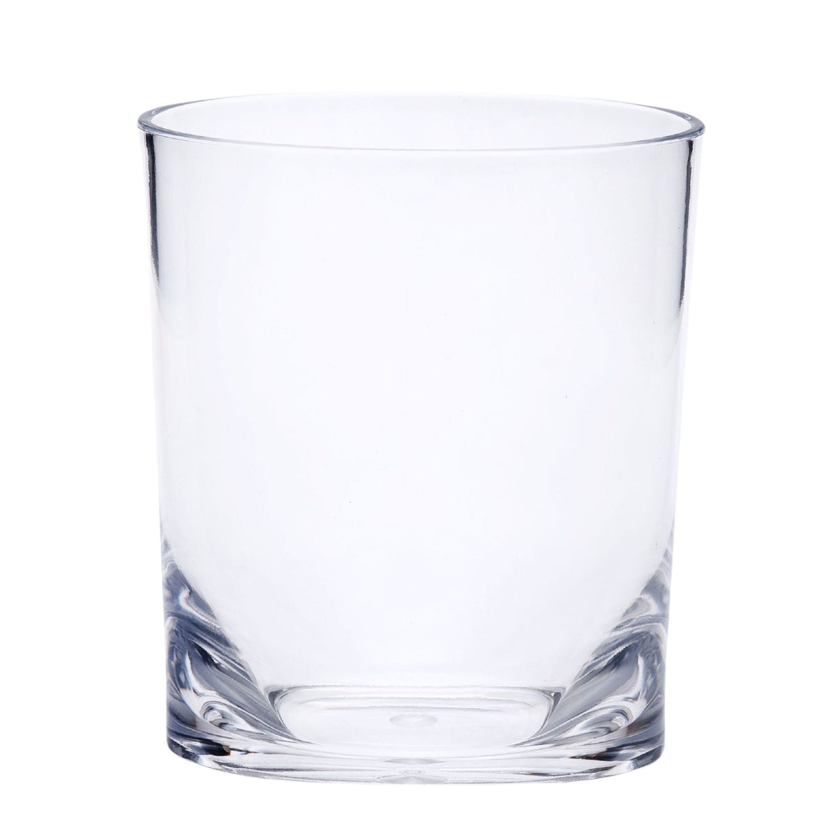Clear Acrylic Bar Glasses Set of 4 with Unbreakable Design