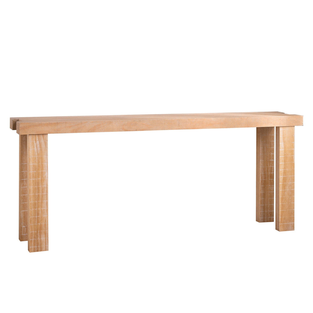 Console Table with Spacious Surface Area - Multi Wood Finish