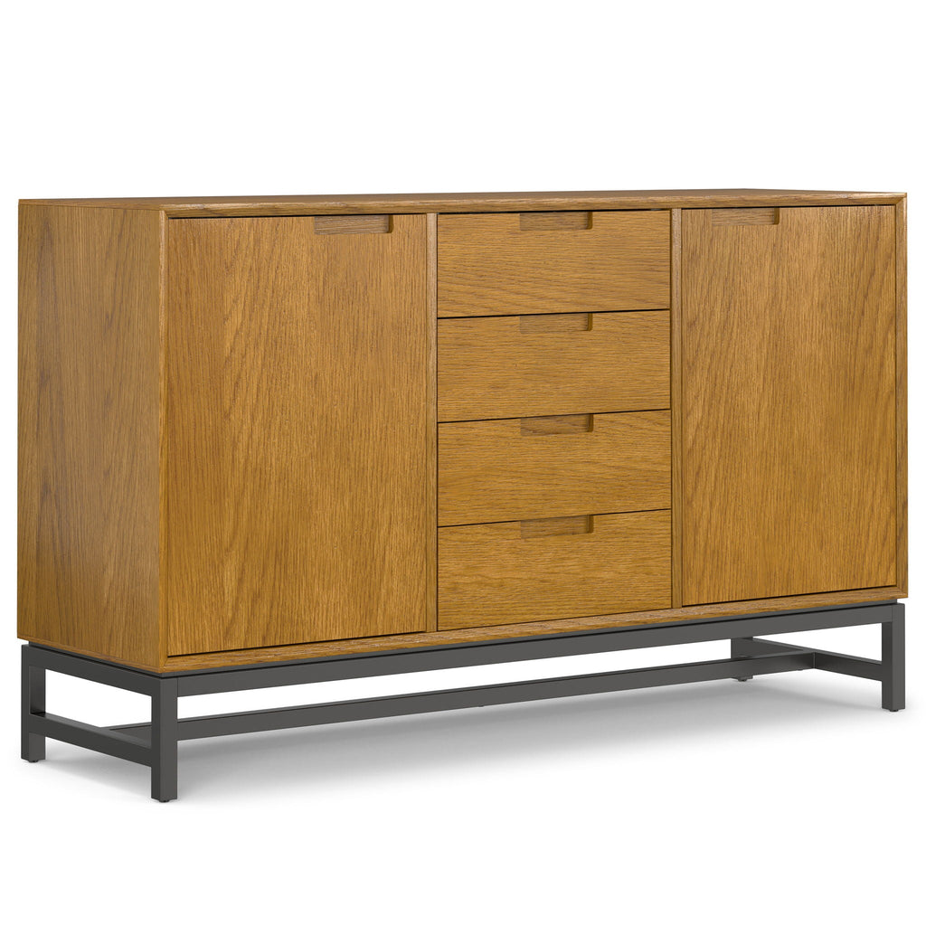 Banting Sideboard With Centre Drawers – Oak Finish
