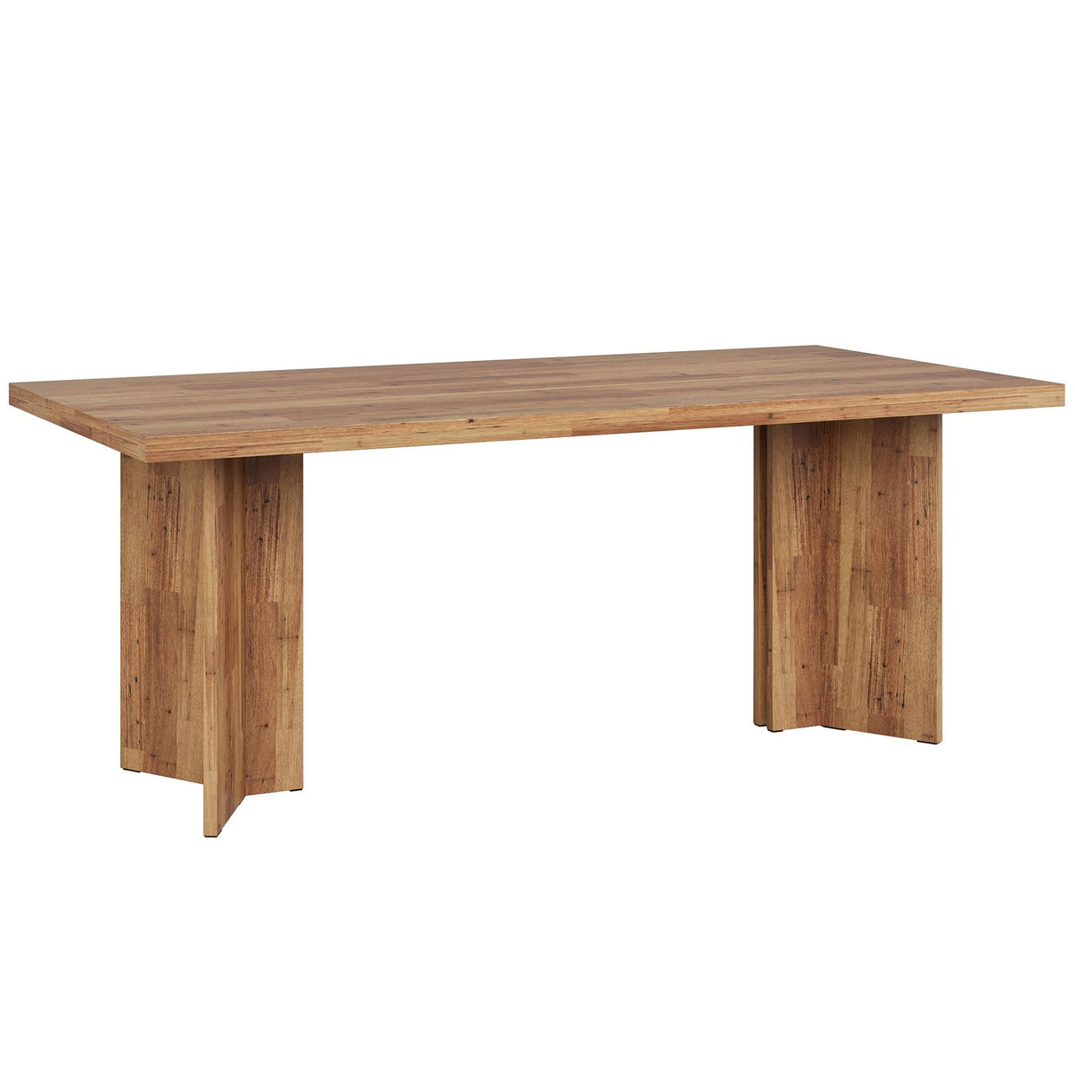 Vintage Executive Desk with Thickened Tabletop – Light Brown or Dark Brown
