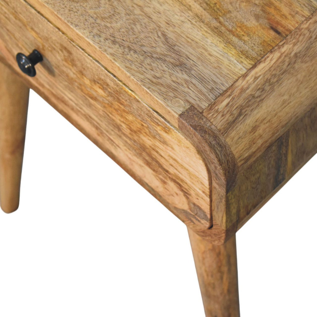 Solid Wood Avora Nightstand with 1-Drawer - Oak-ish