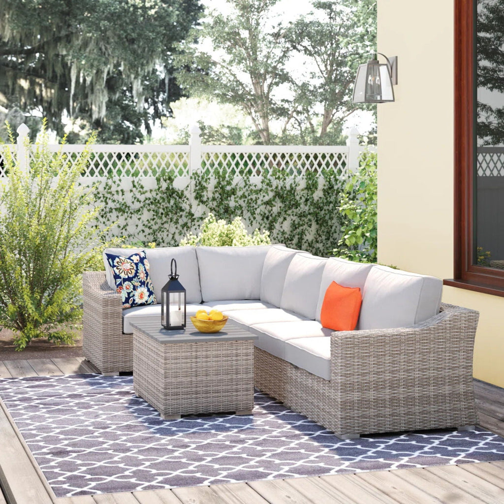 Stylish Sofa Seating Group With Cushions - Multiple Set Options, Dark Gray, Gray, or Dark Brown