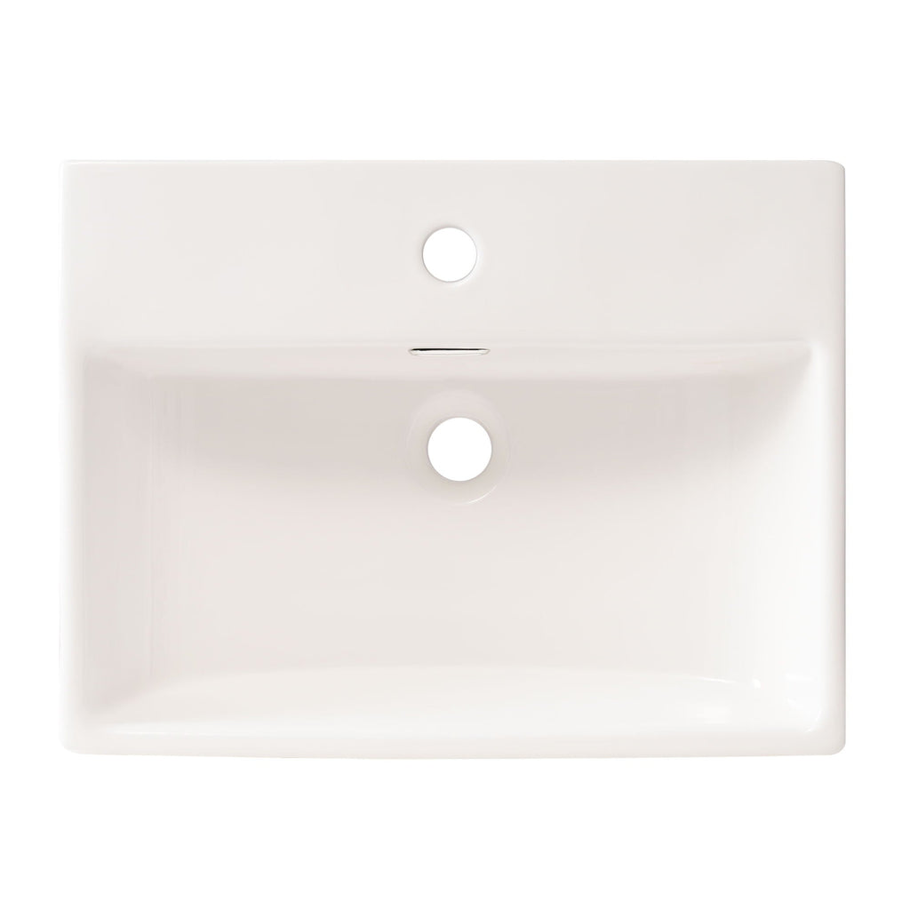 Bathroom Vanity with Ceramic Sink and Ample Storage - Blue, Green, or Black