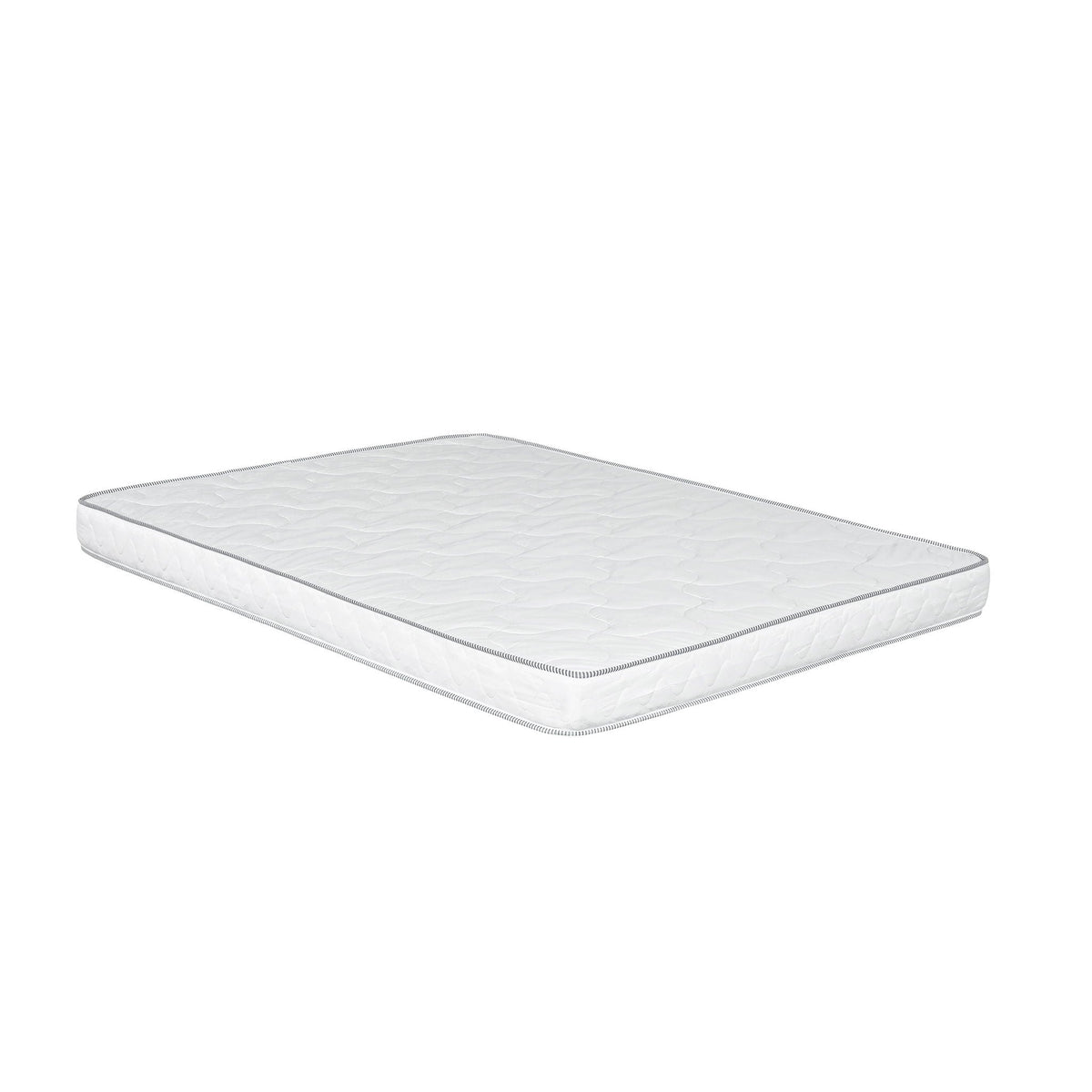 6-Inch Reversible Hybrid Mattress with Pressure Relief and Cooling Technology - White