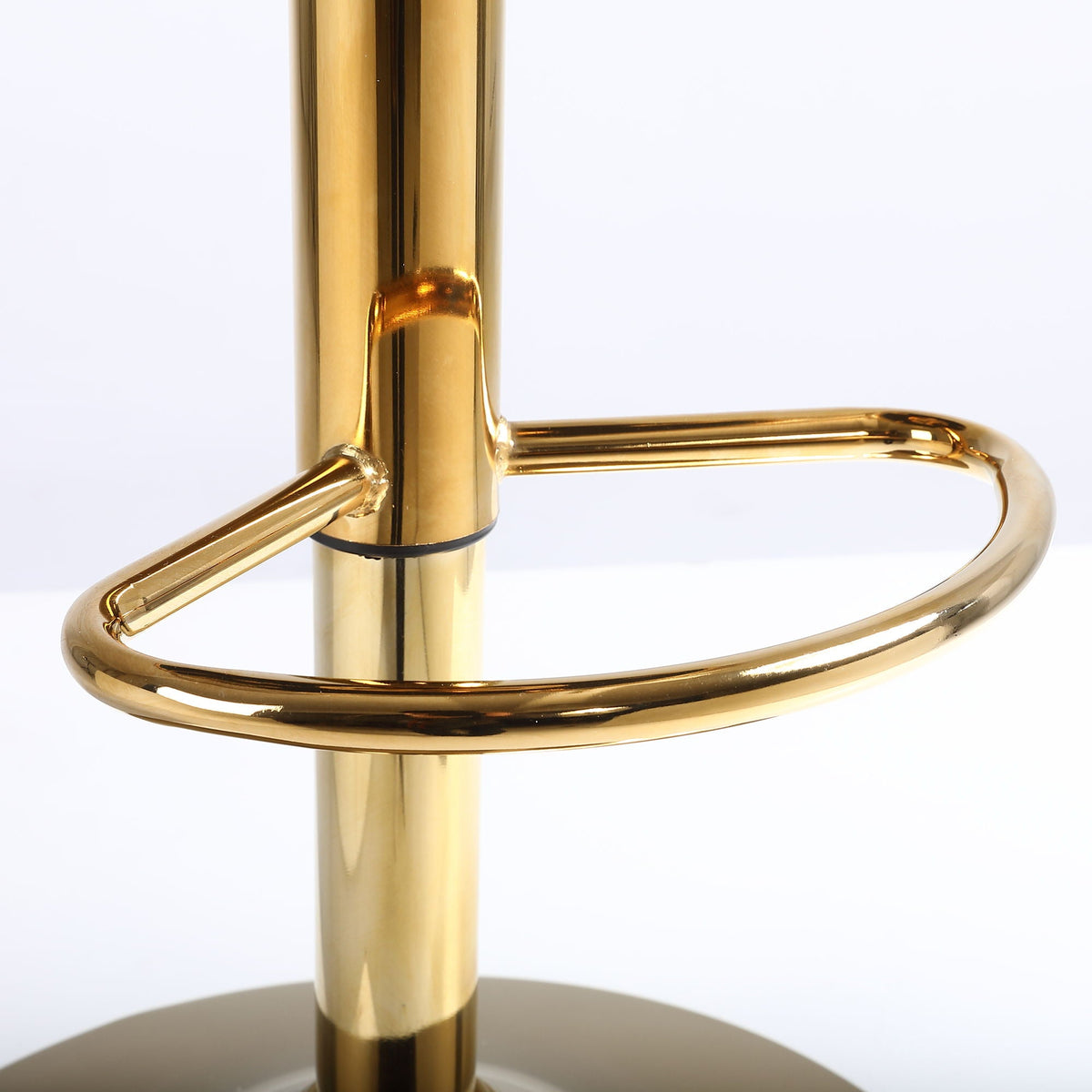 Adjustable Velvet Bar Stool Set with 360° Rotation - Multiple Colors