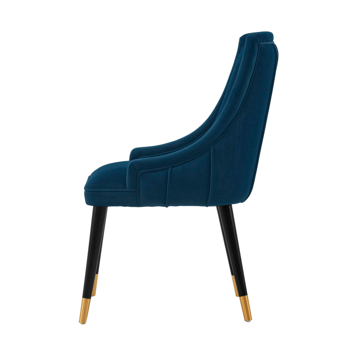 Eda Dining Chair with Stitched Upholstery - Multiple Colors