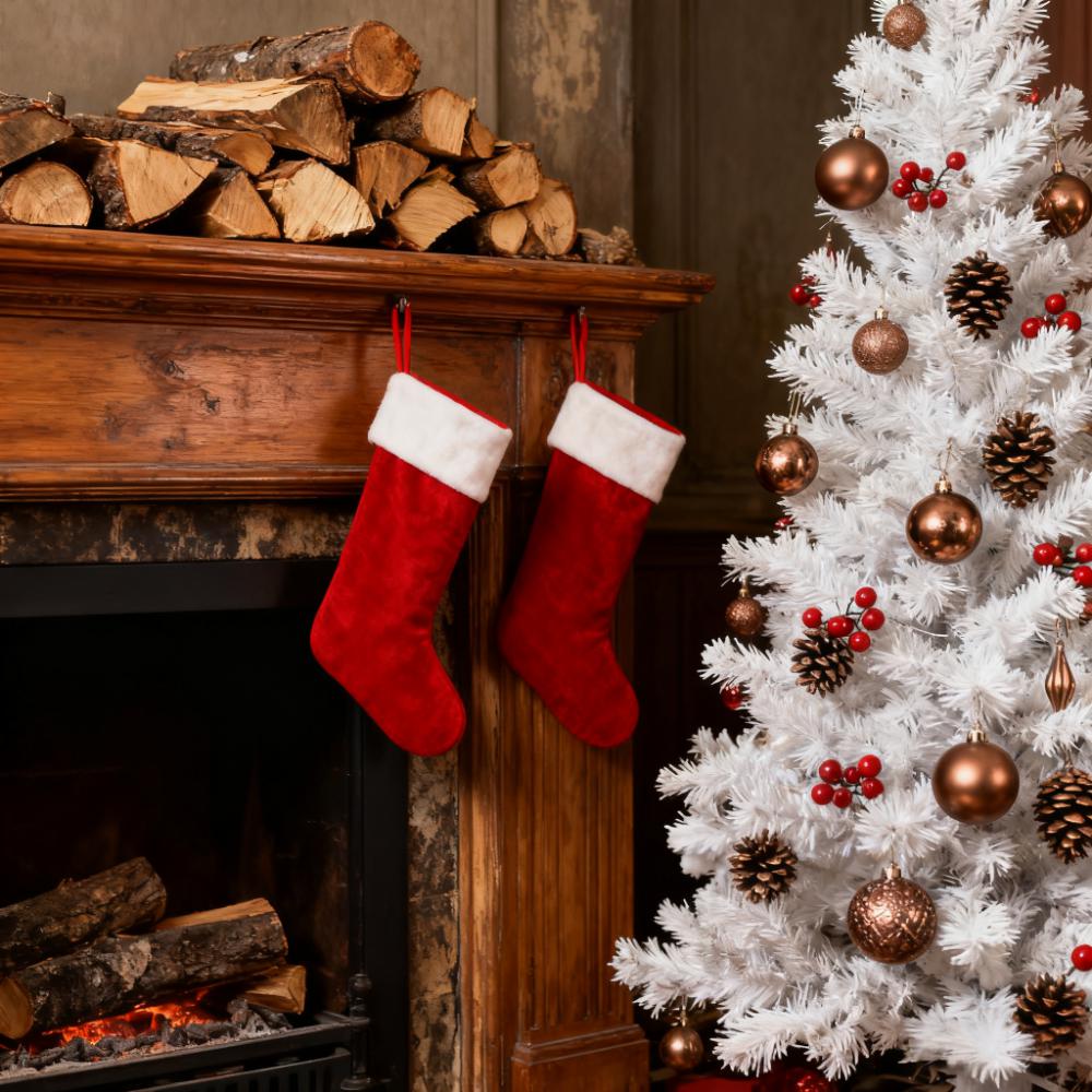 Slim Artificial Pencil Christmas Tree with 499 Branches - 7 ft