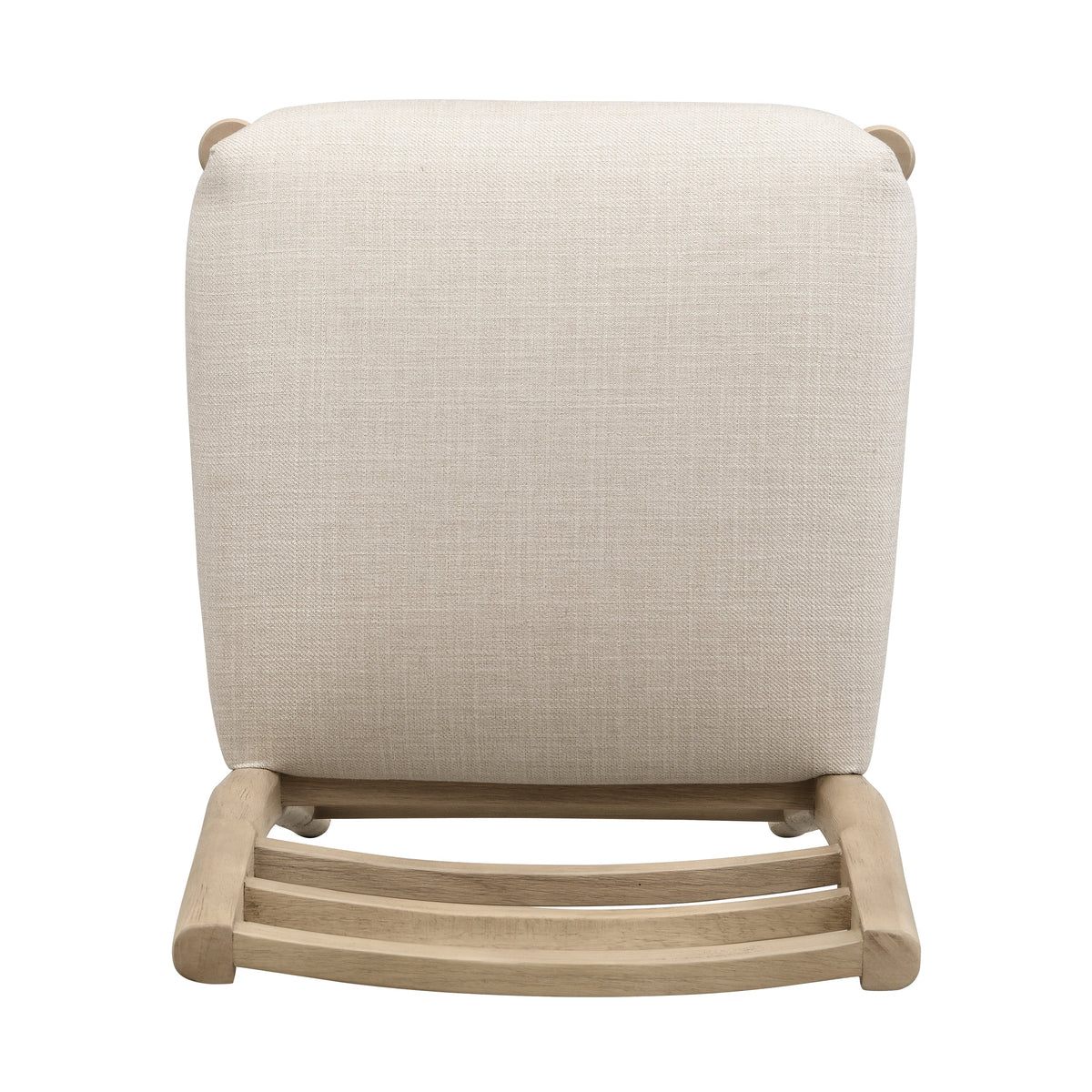 Ladder Back Counter Stool Set with Upholstered Seats - Farmhouse Style