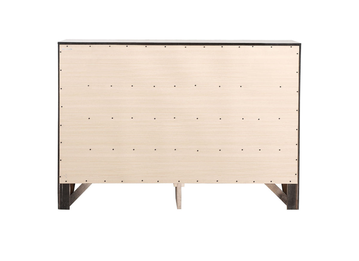 Marilla Dresser with Molded Resin Drawer Fronts - Multiple Colors