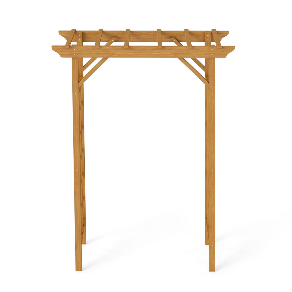 Wedding Arbor with Trellis Design - Dark Brown or Light Brown