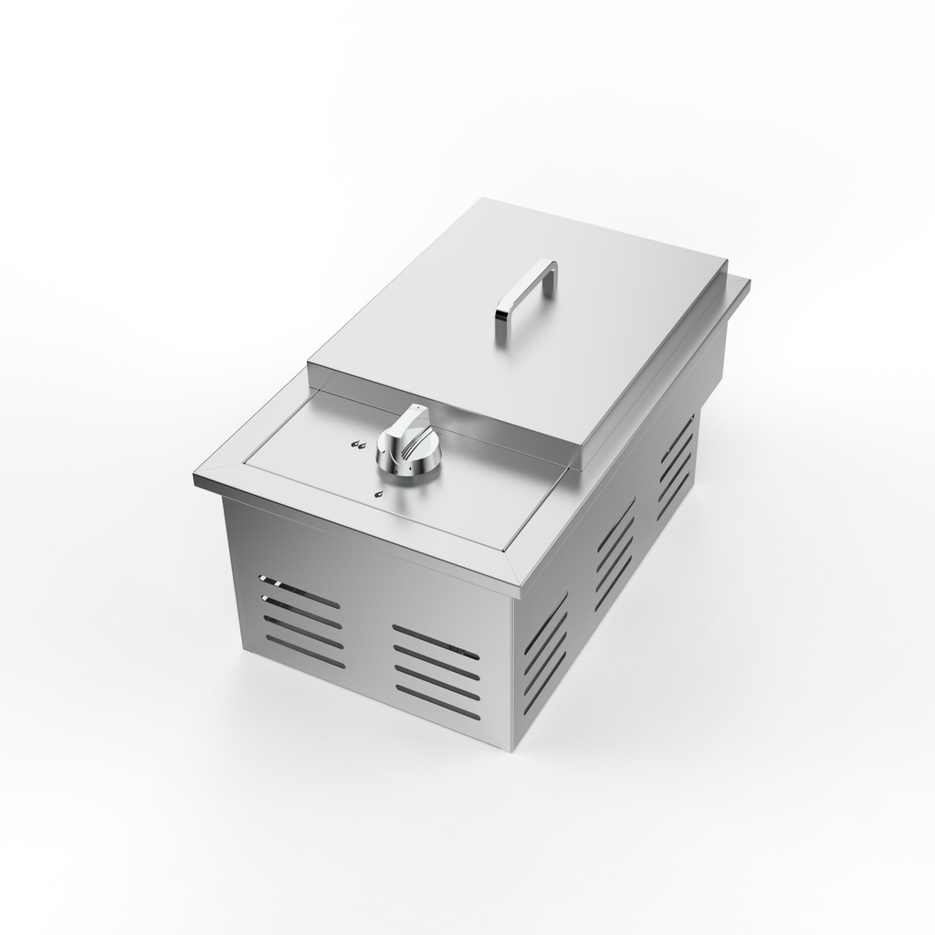 Single Grilling Side Burner with 15,000 BTU - Stainless Steel
