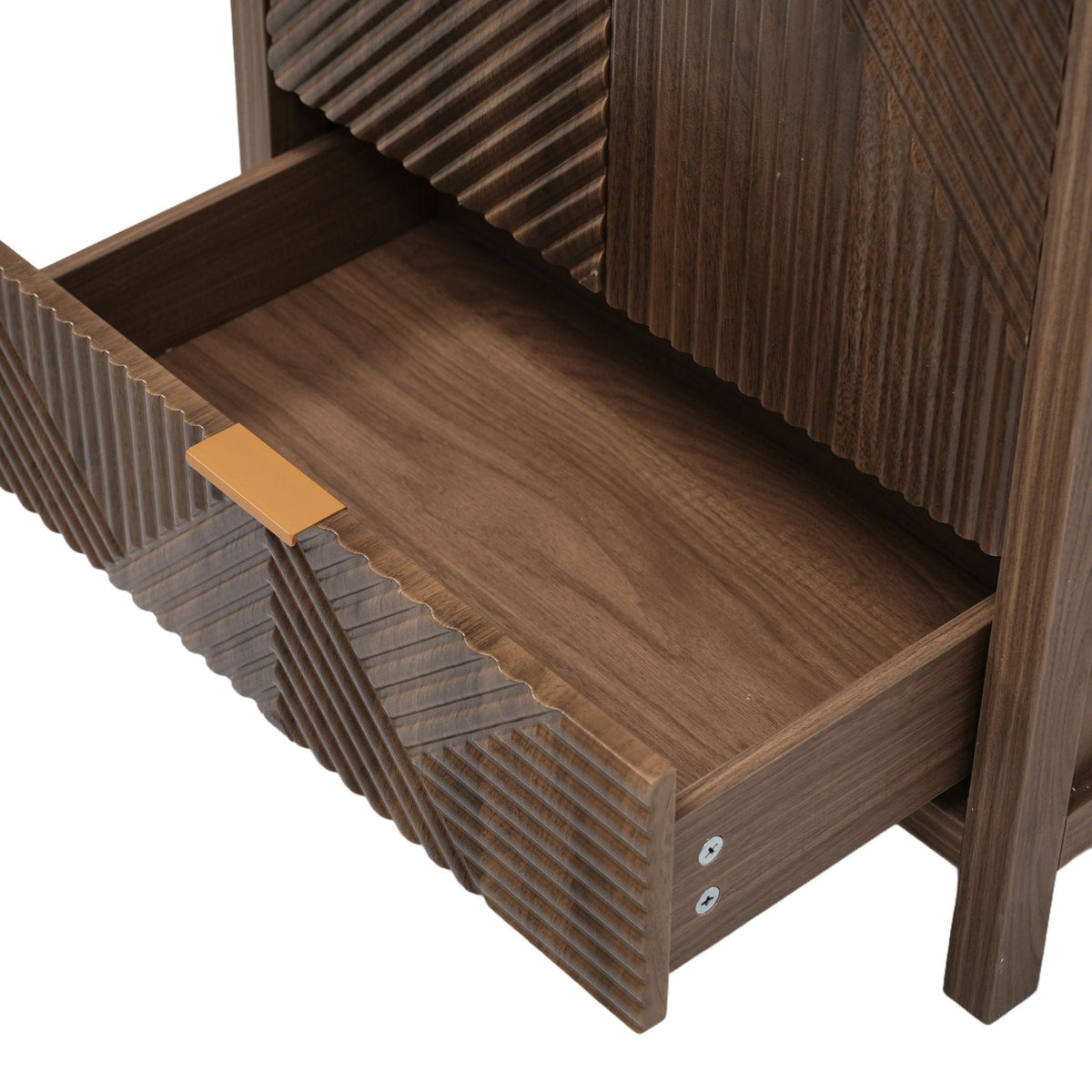 Modern Bathroom Vanity with Sink Combo – Compact Storage - Dark Brown or White