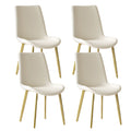 Modern Dining Chairs Ergonomic Design For Kitchen (Set of 4)