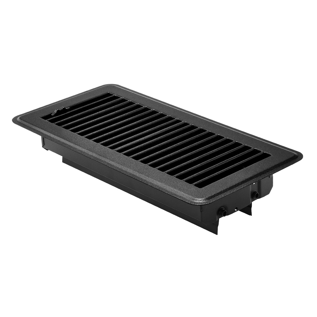 Iron Floor Registers 4 x 10 Inch 12-Pack with Adjustable Airflow - Iron