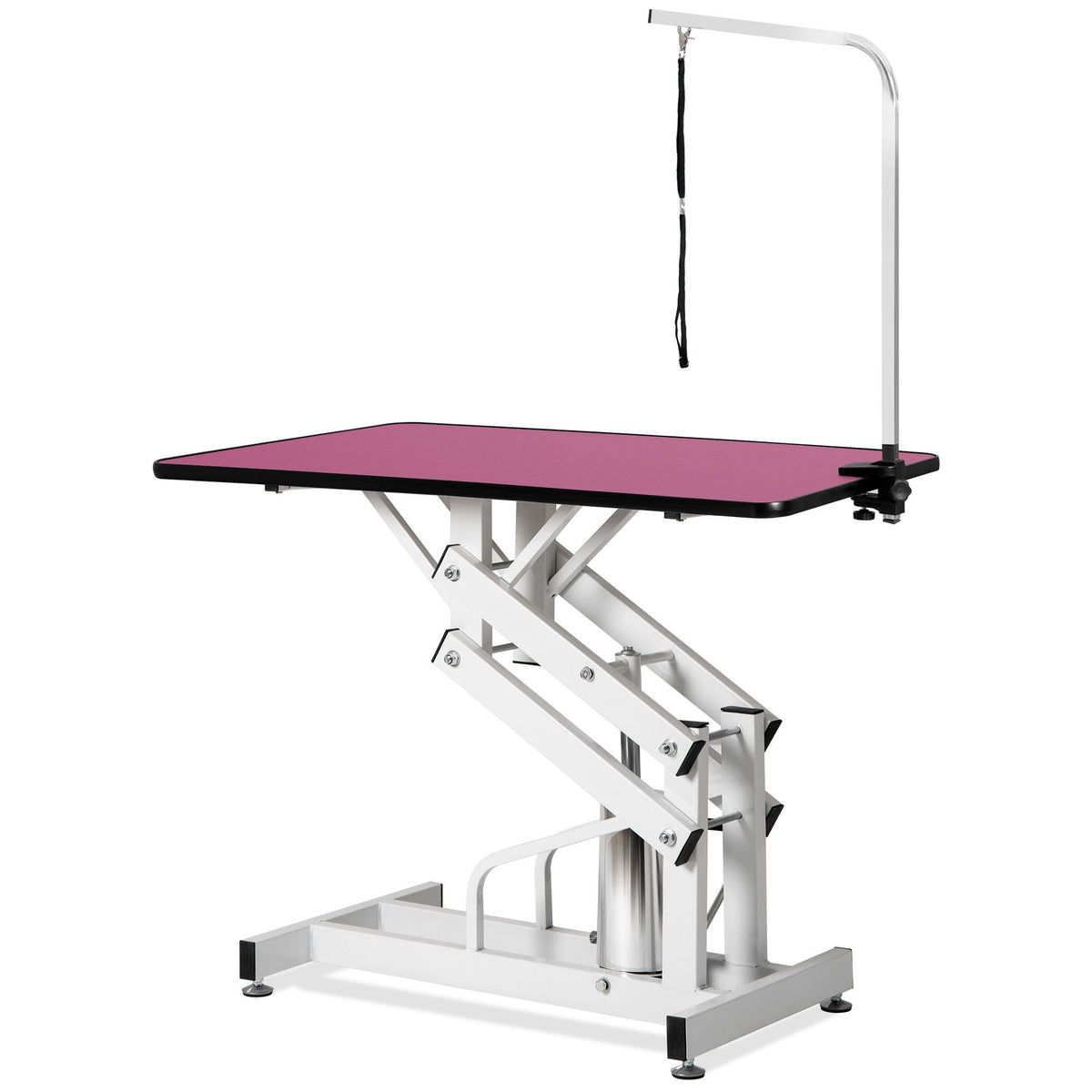 Hydraulic Pet Grooming Table with Adjustable Height - Purple or Pink