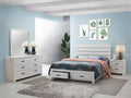 Brantford 4-piece Eastern King Bedroom Set Coastal White
