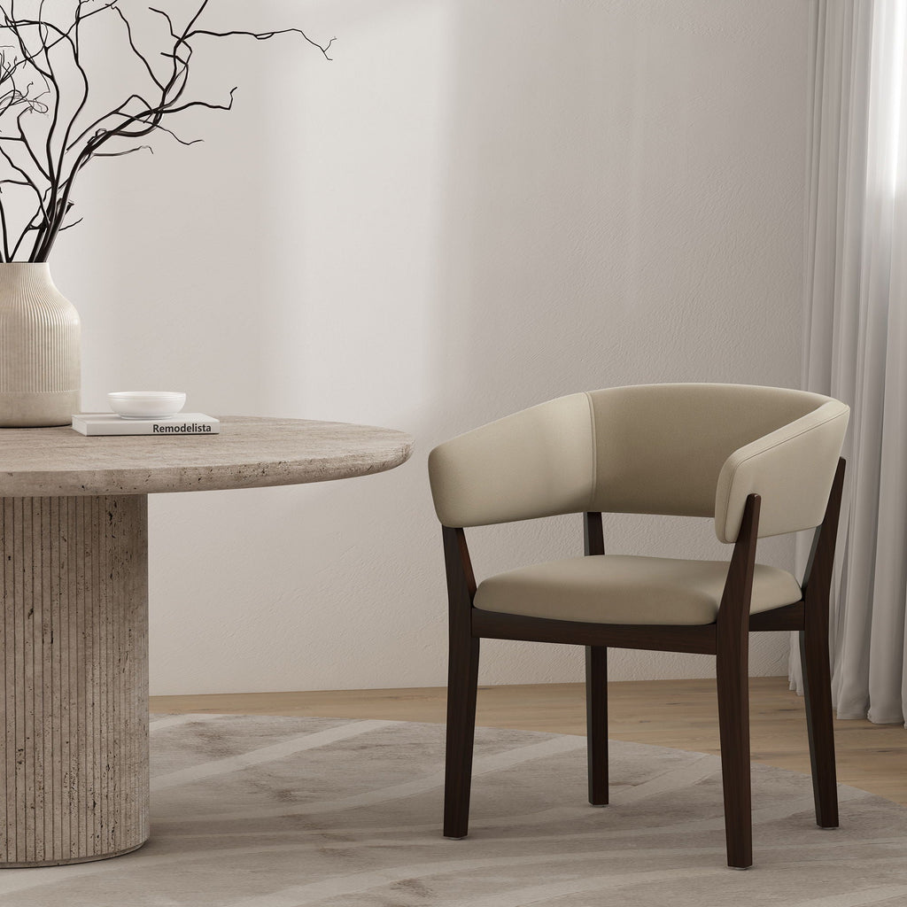 Blake Armchair with Sculptural Frame - Multiple Colors