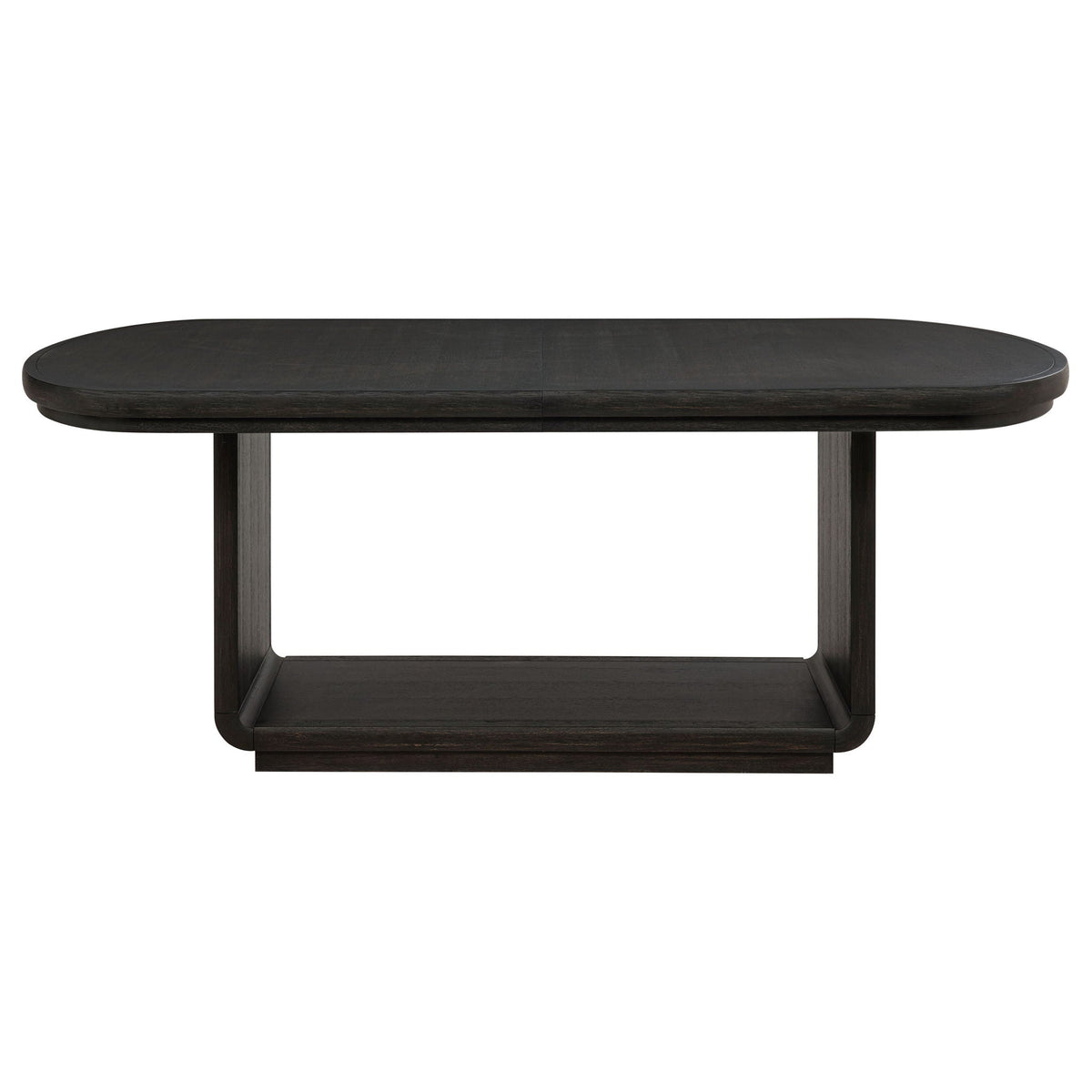 Leandro 78-inch Extension Dining Room Table Burnished Black