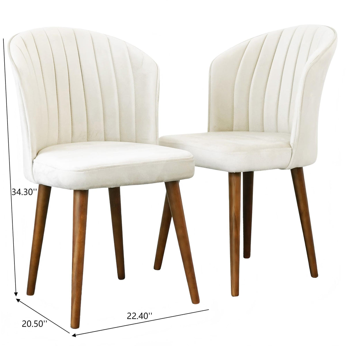 Comfortable Parsons Dining Chair Set with No Assembly Required - Beige, Blue, Yellow