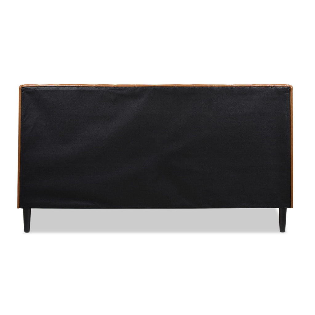 Vertical Tufted Modern Headboard Platform Bed Set with Upholstered Finish - Multiple Colors