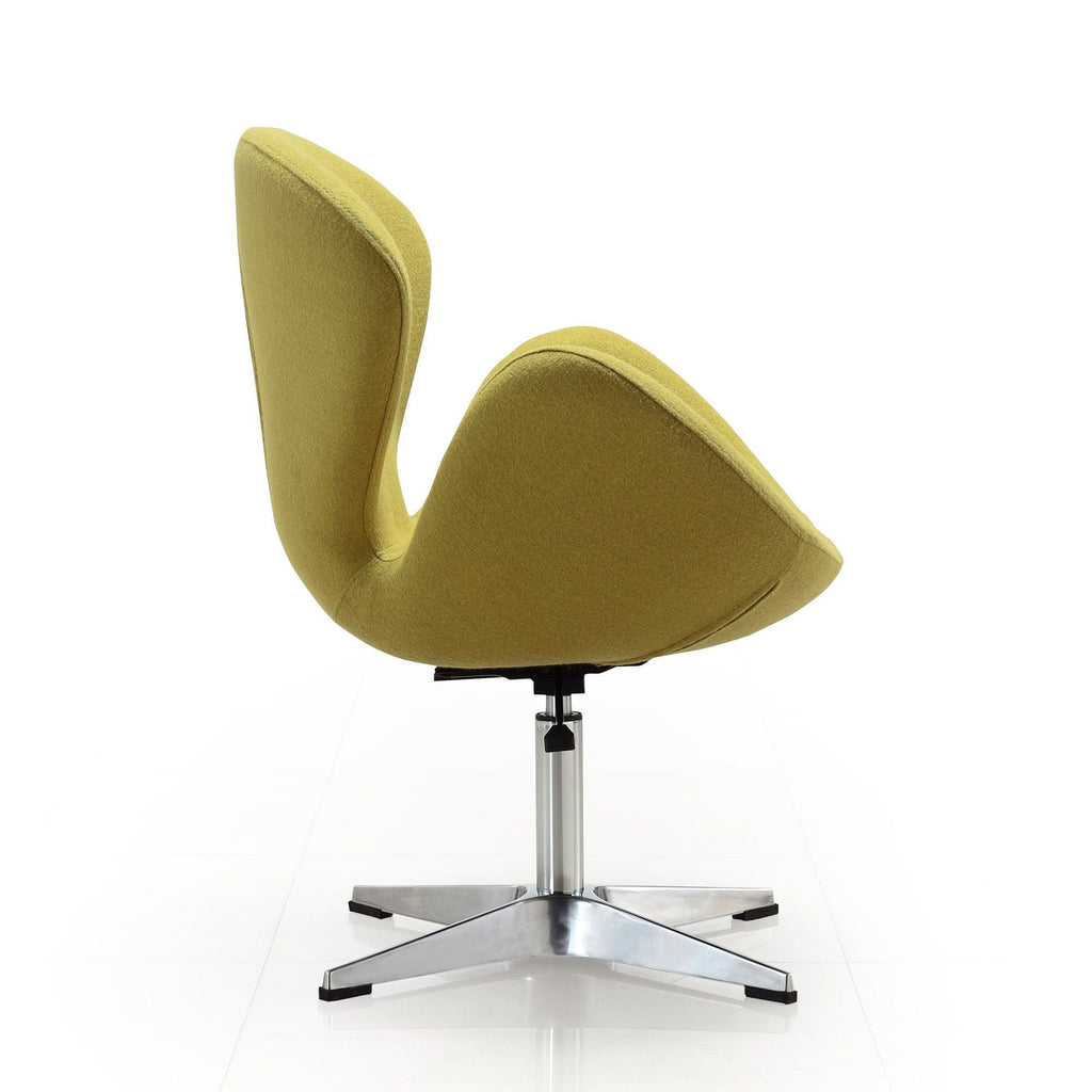 Raspberry Swivel Lounge Chair with 360-Degree Rotation - Multiple Colors