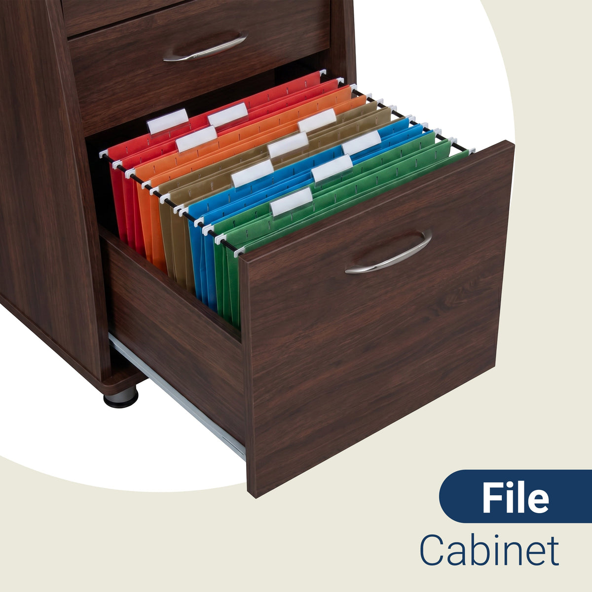 Techni Mobili Complete Workstation Computer Desk with Storage