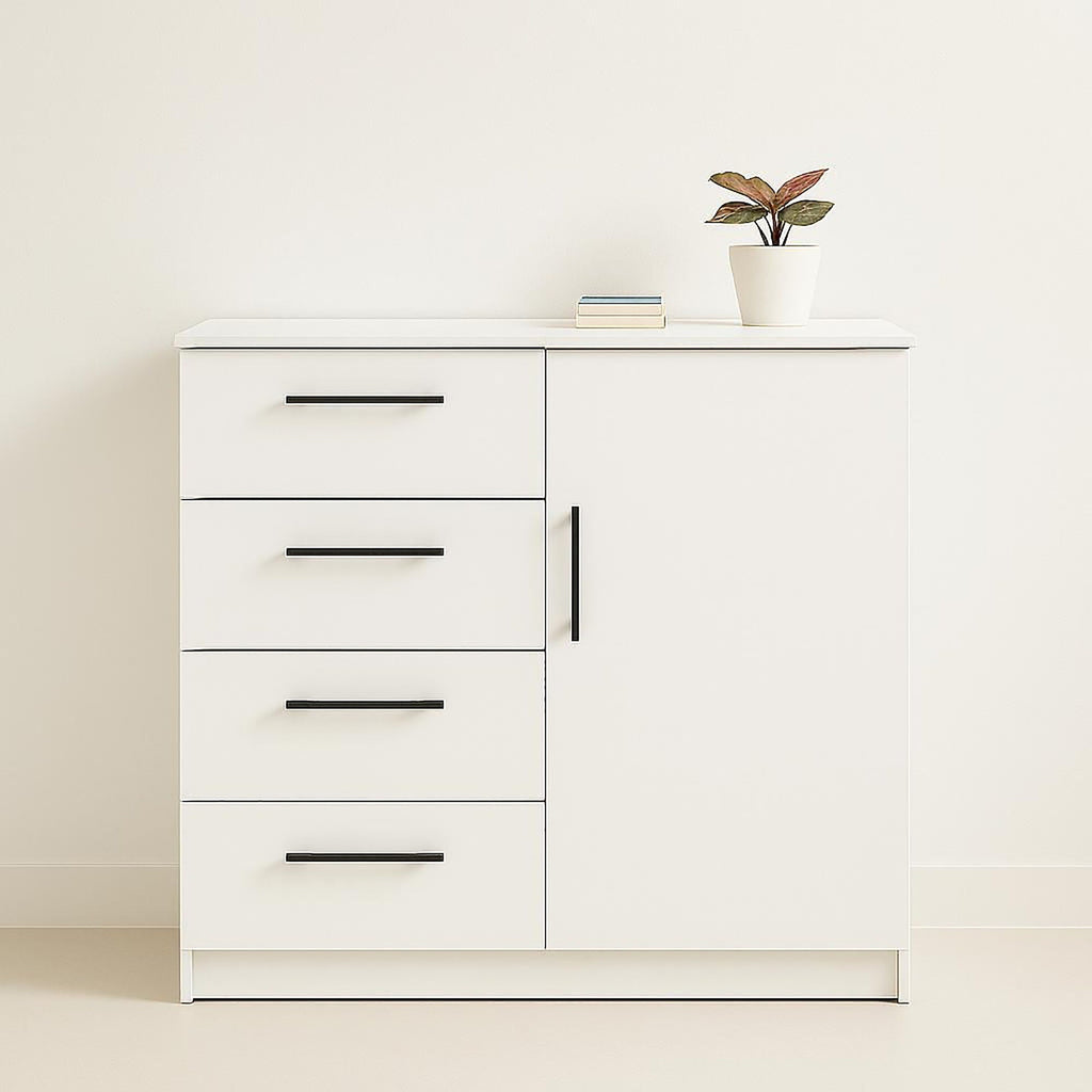 Robin Gentleman’s Chest with Extra Deep Storage - Dark Gray or White