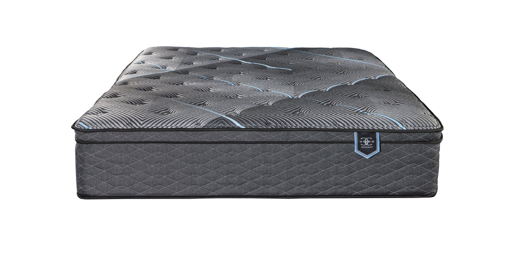 Euro Top Plush Mattress with Cooling Gel Memory Foam - White