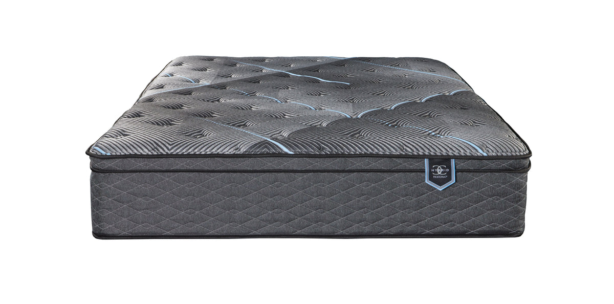 Euro Top Plush Mattress with Cooling Gel Memory Foam - White